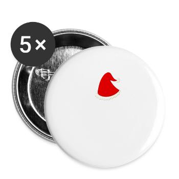 Merry Christmas - Buttons large 2.2'' (5-pack) - white