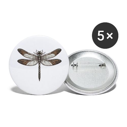 Dragon-Fly - Buttons large 2.2'' (5-pack)