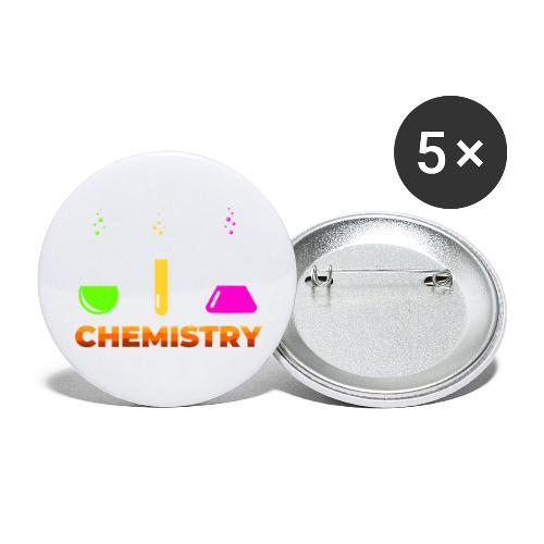 Chemistry: Elements in Motion - Buttons large 2.2'' (5-pack)