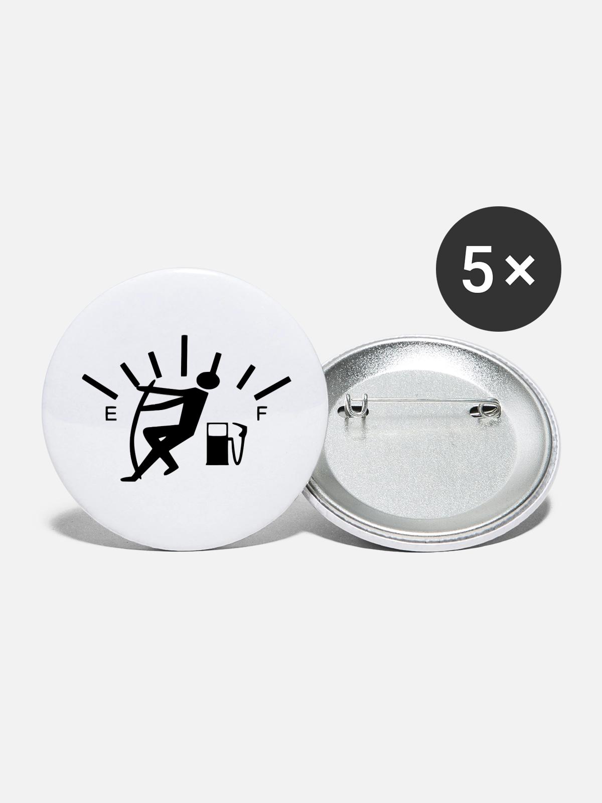 Level 1 - Buttons large 2.2'' (5-pack) - white