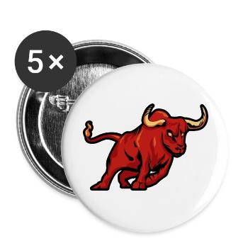 Red Bull - Buttons large 2.2'' (5-pack) - white