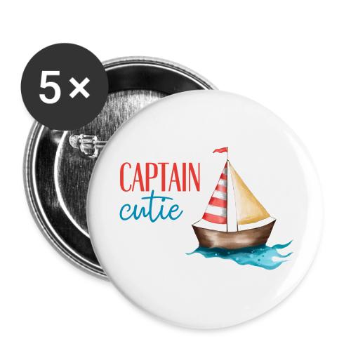 Captain cutie - Buttons large 2.2'' (5-pack)