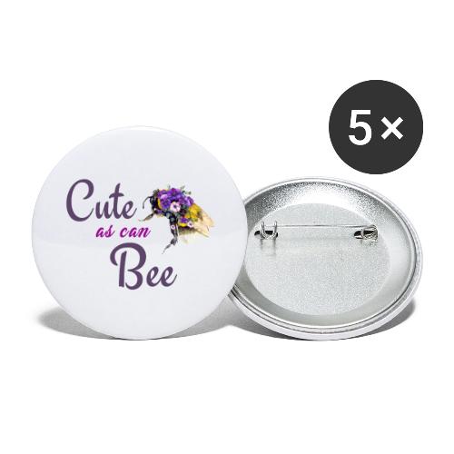 Cute as can bee - Buttons large 2.2'' (5-pack)