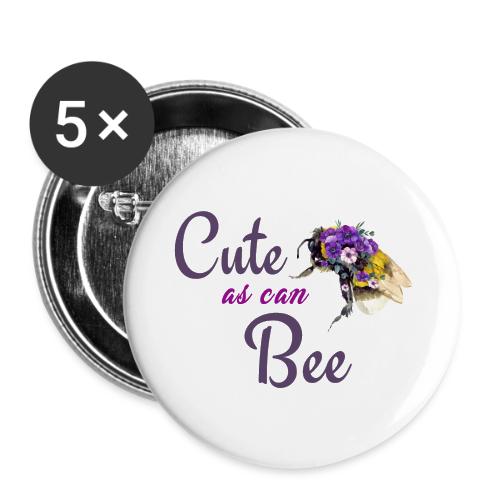 Cute as can bee - Buttons large 2.2'' (5-pack)