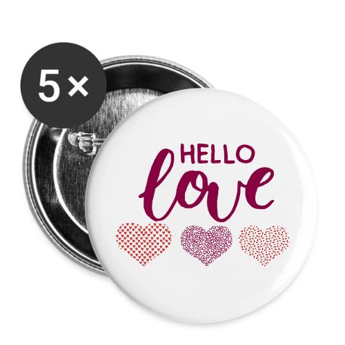 Valentine's Day - Buttons large 2.2'' (5-pack)
