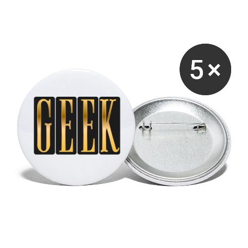 Proudly Geek - Buttons large 2.2'' (5-pack)