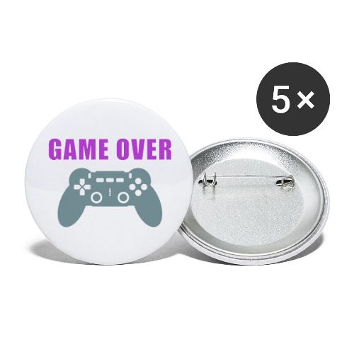 Game Over Gamer Controller Design - Buttons large 2.2'' (5-pack)