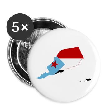 South Yemen Clothing/Supplies - Buttons large 2.2'' (5-pack) - white