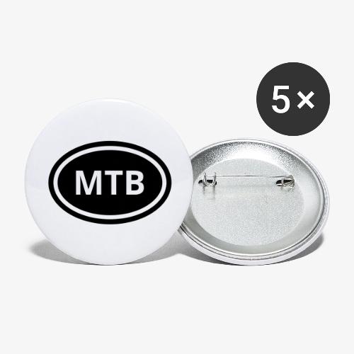 MTB Oval Logo - Buttons large 2.2'' (5-pack)