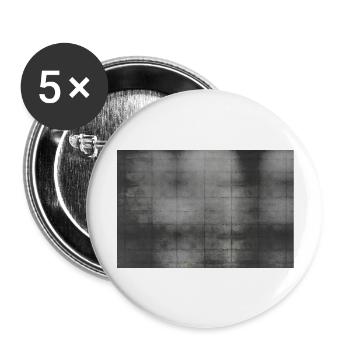 cement wall background - Buttons large 2.2'' (5-pack) - white