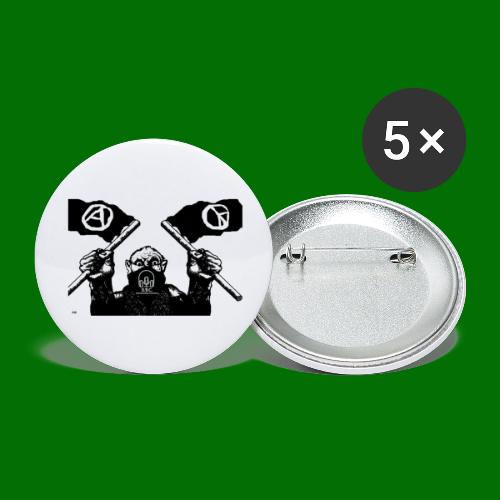 anarchy and peace - Buttons large 2.2'' (5-pack)