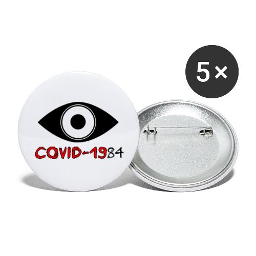 COVID1984 - Buttons large 2.2'' (5-pack)