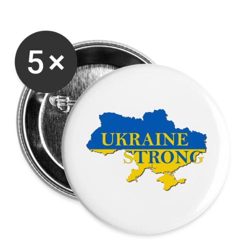 Ukraine Strong - Buttons large 2.2'' (5-pack)