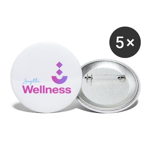 Laughter Wellness - Buttons large 2.2'' (5-pack)