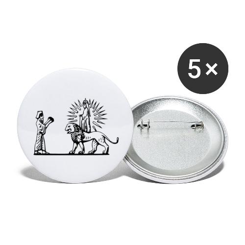 Lion and Sun in Ancient Iran - Buttons large 2.2'' (5-pack)