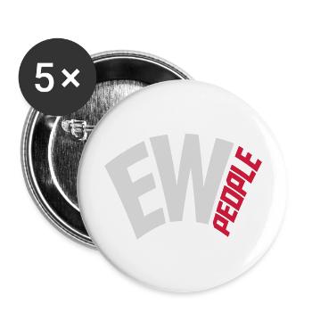 ew people funny quote - Buttons large 2.2'' (5-pack) - white