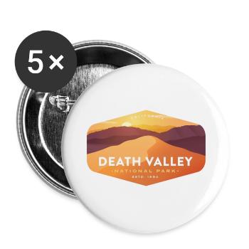 Death Valley California 1994 National Park - Buttons large 2.2'' (5-pack) - white