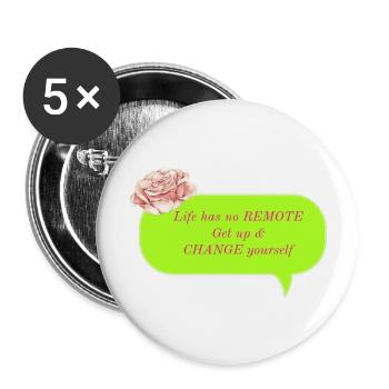 Adobe Express - Buttons large 2.2'' (5-pack) - white