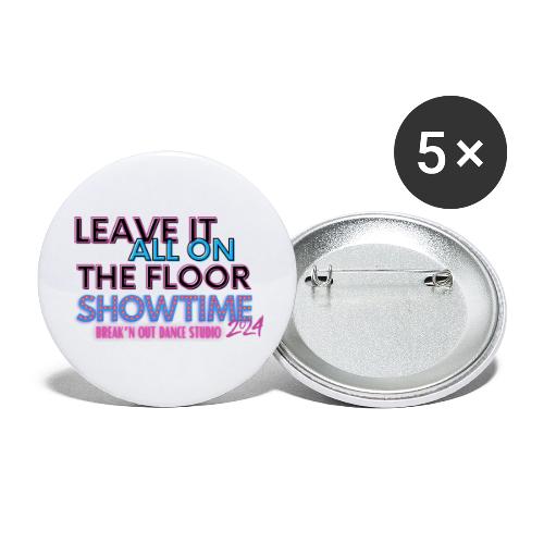 Leave it on the floor - Buttons large 2.2'' (5-pack)