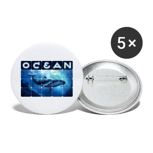 Ocean Titan - Buttons large 2.2'' (5-pack)