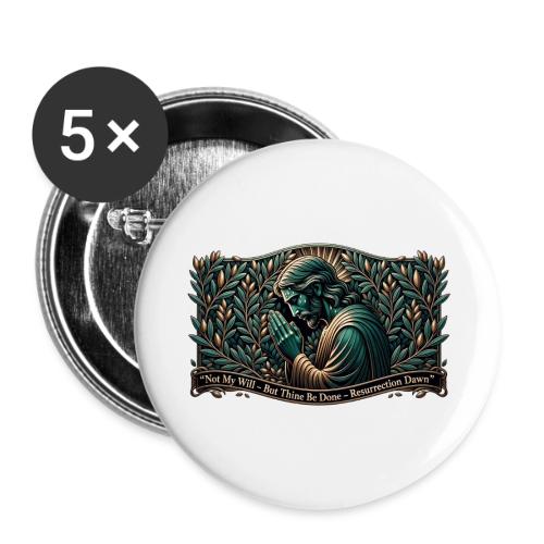 Easter Not My Will Gethsemane T Shirt, Bro Gift - Buttons large 2.2'' (5-pack)