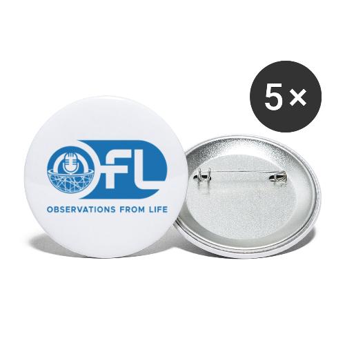Observations from Life Logo - Buttons large 2.2'' (5-pack)