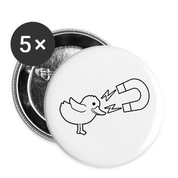 Womanizer Logo Chick Magnet - Buttons large 2.2'' (5-pack) - white