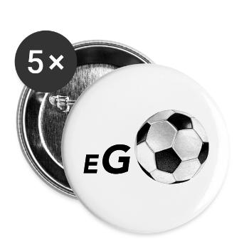 Ego - Buttons large 2.2'' (5-pack) - white