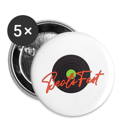 BeatsFest - Buttons large 2.2'' (5-pack)