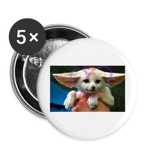 baby fox - Buttons large 2.2'' (5-pack)
