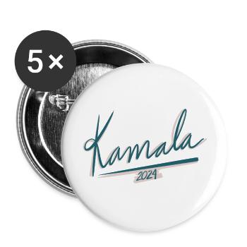 Kamala 2024 - Buttons large 2.2'' (5-pack) - white