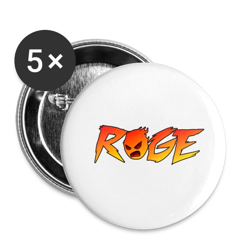 Rage T-shirt - Buttons large 2.2'' (5-pack)