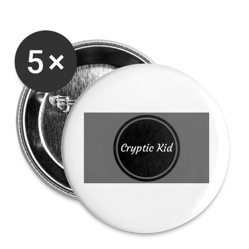 Cryptic Kid 3 - Buttons large 2.2'' (5-pack)