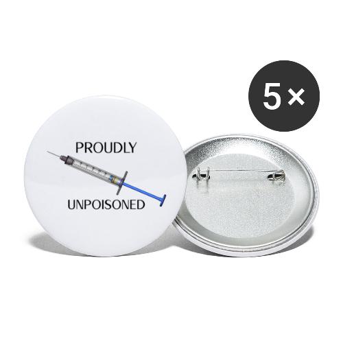 Proudly Unpoisoned - Buttons large 2.2'' (5-pack)