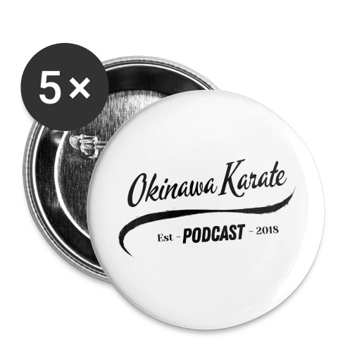 Okinawa Karate Podcast Baseball Design - Buttons large 2.2'' (5-pack)