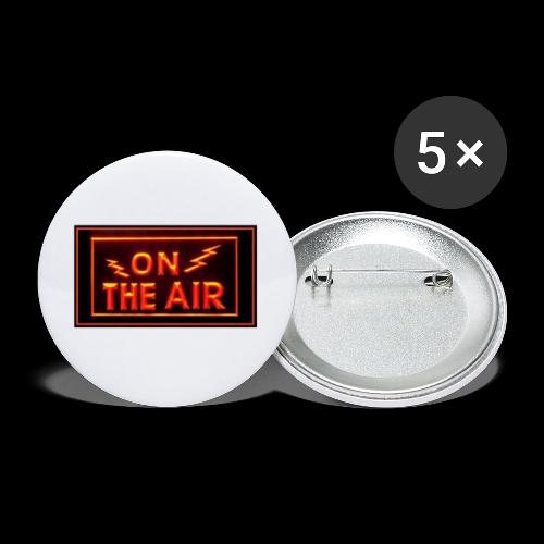 On the Air Neon Radio Sign - Buttons large 2.2'' (5-pack)