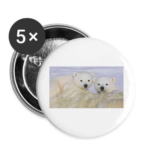 polarbears - Buttons large 2.2'' (5-pack)