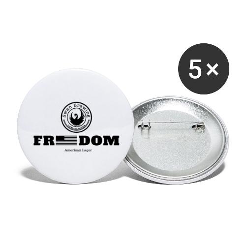 Freedom Lager - Buttons large 2.2'' (5-pack)