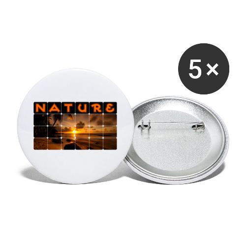 Nature: Golden Hour Escape - Buttons large 2.2'' (5-pack)