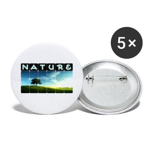 Nature: Solitary Strength - Buttons large 2.2'' (5-pack)