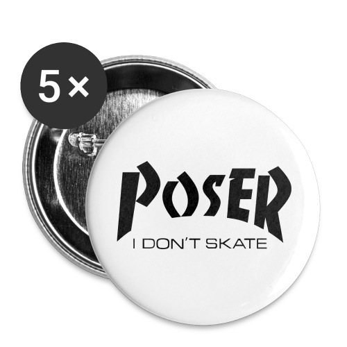 Poser - Buttons large 2.2'' (5-pack)