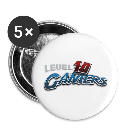 Level10Gamers Logo - Buttons large 2.2'' (5-pack)