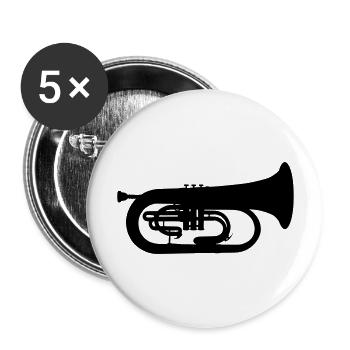 Euphonium - Buttons large 2.2'' (5-pack) - white