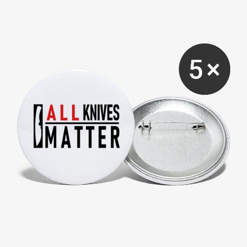 ALL Knives Matter - Buttons large 2.2'' (5-pack)