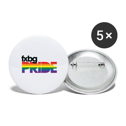 FXBG PRIDE LOGO - Buttons large 2.2'' (5-pack)