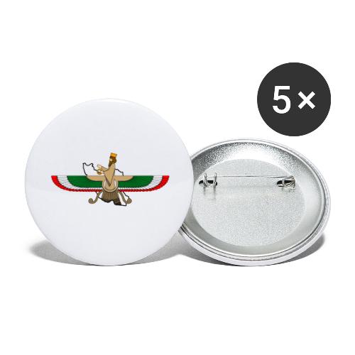 Faravahar Iran 4 ever colorful - Buttons large 2.2'' (5-pack)