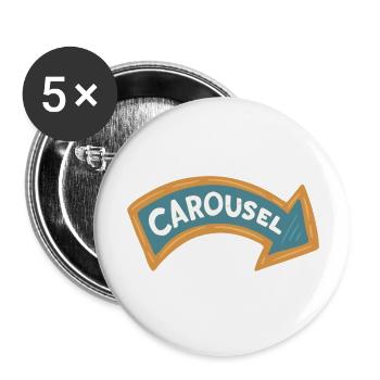 carousel - Buttons large 2.2'' (5-pack) - white