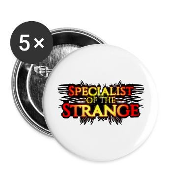 Specialist of the Strange - Buttons large 2.2'' (5-pack) - white