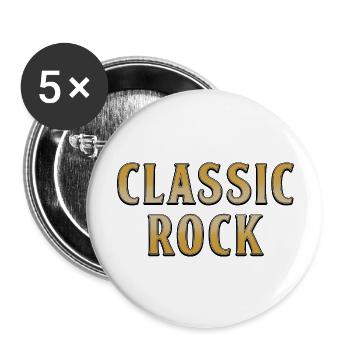 Rock TheBeat LesStyle boy - Buttons large 2.2'' (5-pack) - white