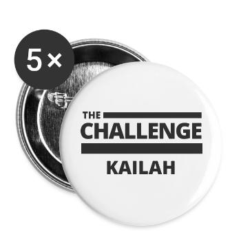 The Challenge Kailah - Buttons large 2.2'' (5-pack) - white
